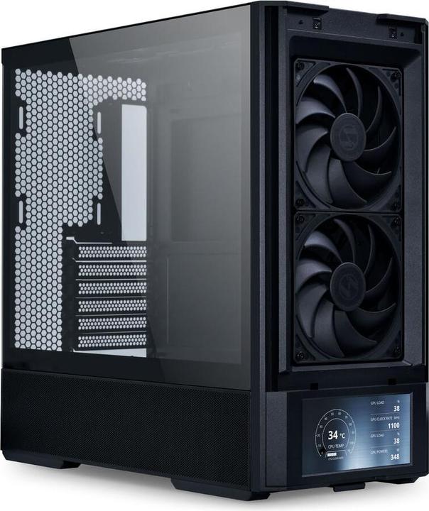 Lian-Li LANCOOL 207 Digital PC-Gehäuse, Midi-Tower, ATX, Tempered Glass - schwarz