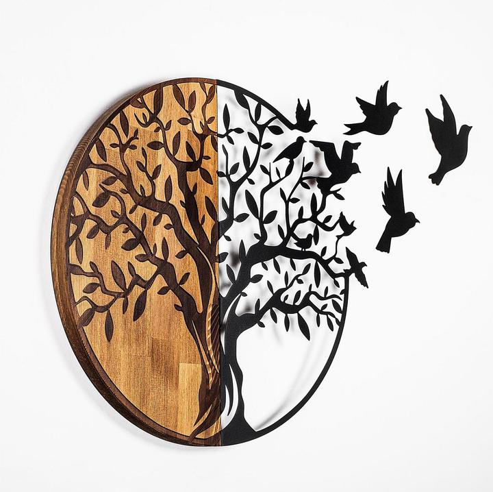 Produktbild Wallxpert Birds Tree (92 x 71 cm)