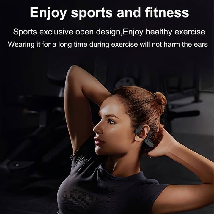Image du produit PhoneLook Ecouteurs à conduction osseuse Bluetooth sans fil véritable pour le sport running vélo fitness (ANC, 11 h, Sans fil)