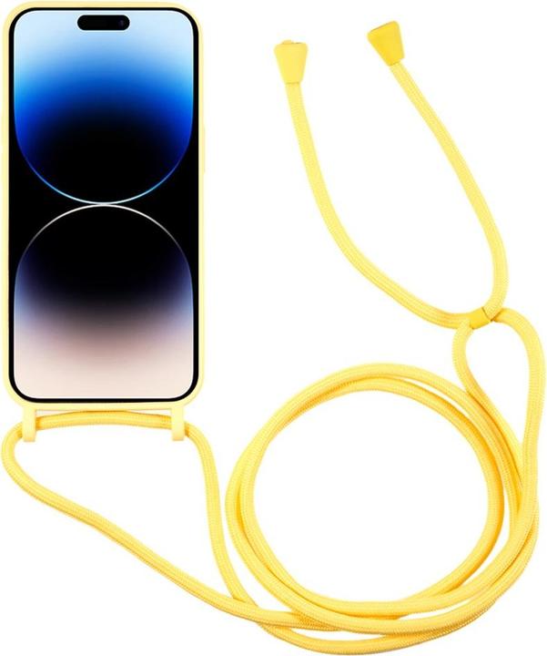 Image du produit Ueli Express Etui silicone pour iPhone 15 Pro avec collier et porte carte de crédit 6 (Apple iPhone 15 Pro)