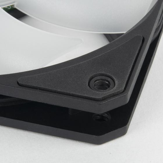 Actual product image Silverstone SST-AS120B-ARGB, RGB fan (120 mm, 1 x)