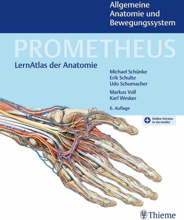 Immagine prodotto PROMETHEUS Allgemeine Anatomie und Bewegungssystem (Tedesco, Michael Schünke, Erik Schulte, Udo Schumacher, 2022)