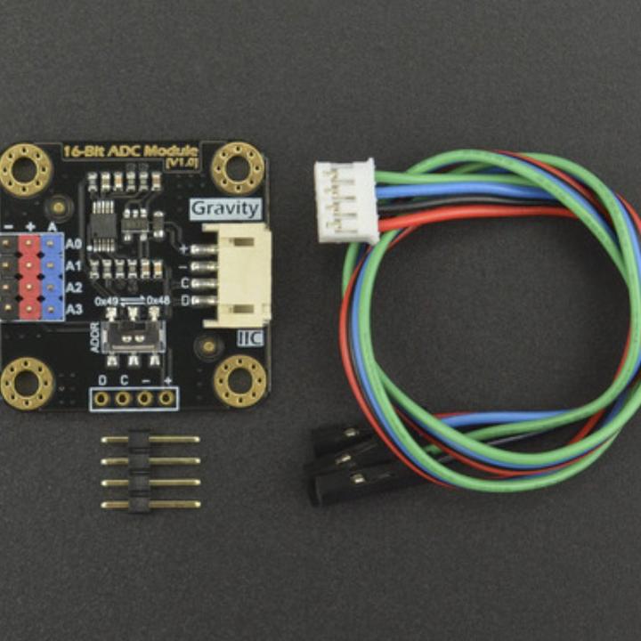 Immagine prodotto DFRobot Gravità 16Bit 4-Channel ADC Convertitore analogico digitale I2C ADS1115