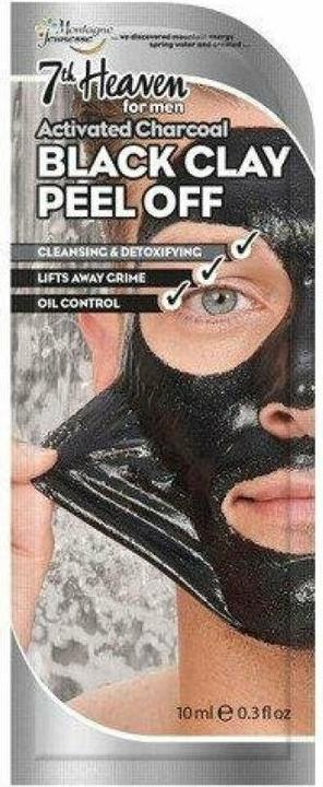 Produktbild 7th Heaven FOR MEN BLACK CLAY peel-off mask 10 ml (10 ml)