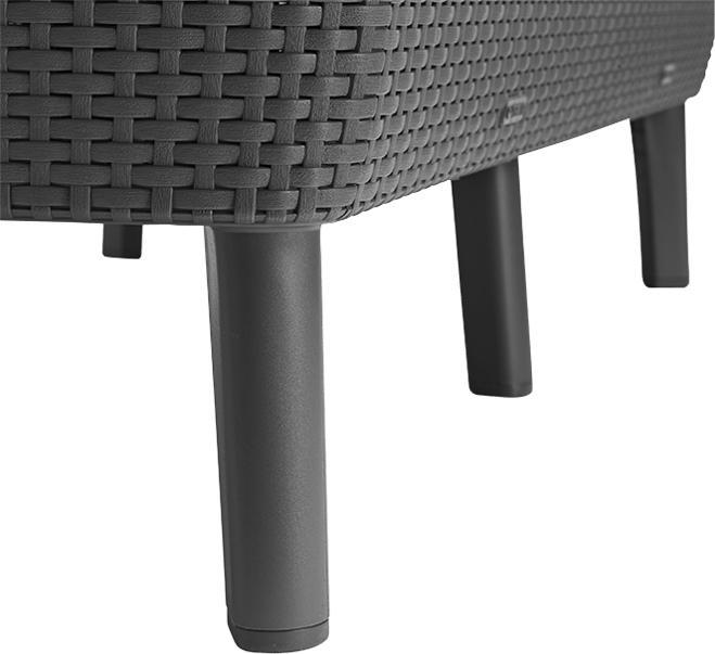 Actual product image Allibert Loungeset Salemo, Anthracite, 4 Seats