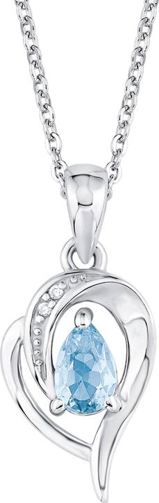 Amor Halskette (Silber, Zirkonia, 45 cm)