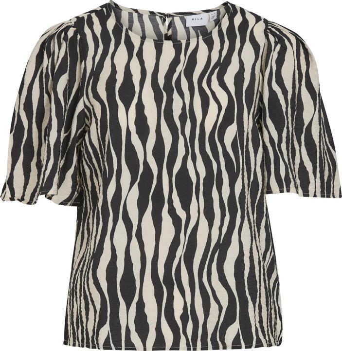 Actual product image Vila Patterned top with short sleeves (40)