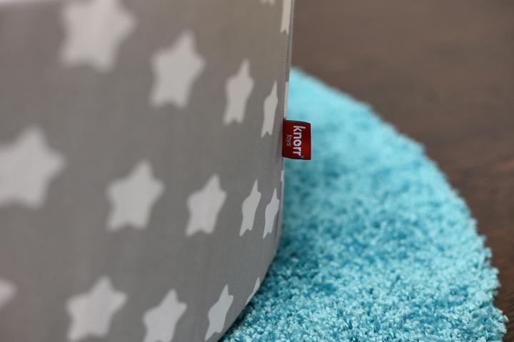 Immagine prodotto Knorrtoys Palla da biliardo morbida - "Stelle bianche e grigie" - 300 palline rosa/crema/azzurro