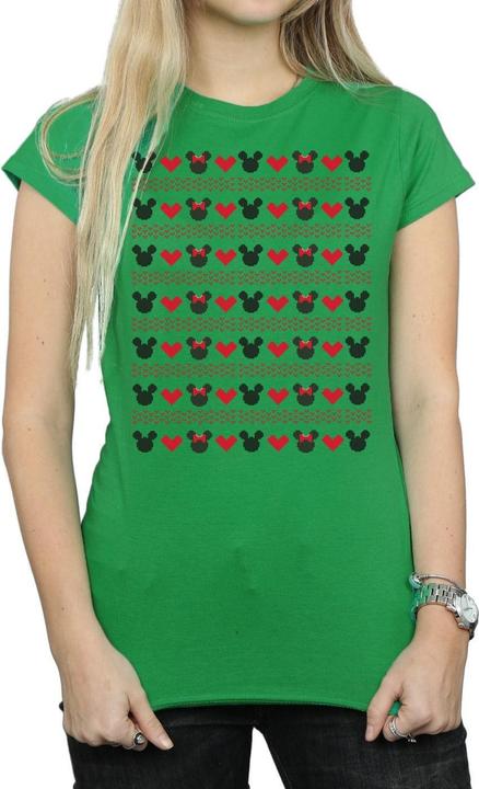 Produktbild Disney Mickey And Minnie Christmas Hearts TShirt (L)