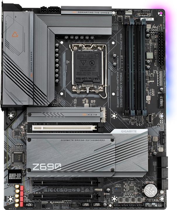 Actual product image Gigabyte Z690 Gaming X (LGA 1700, Intel Z690 (DDR4), ATX)