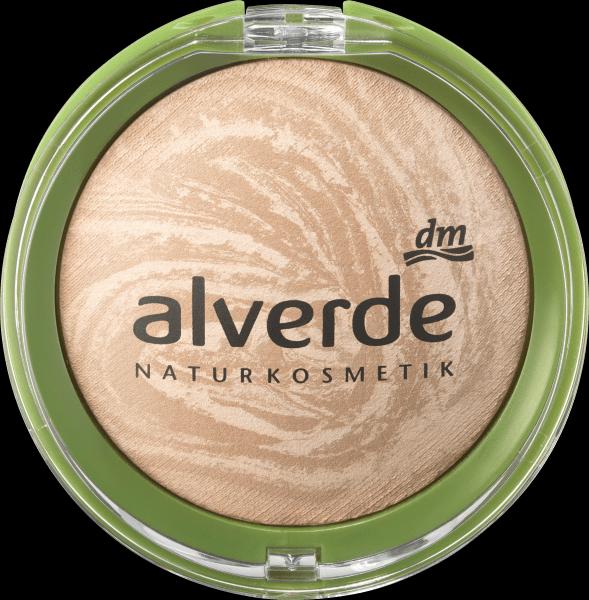 dm alverde Duo Bronzer marbré soft bronze 01 (01 Bronze doux, Contour, 10 g)