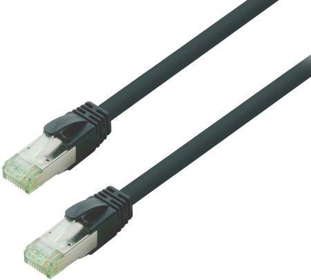 Immagine prodotto Nambo Kupfer-Patchkabel Cat.6a S/FTP (ISO/IEC) LSZH High Quality schwarz 0,30 m (CAT6, 0.30 m)