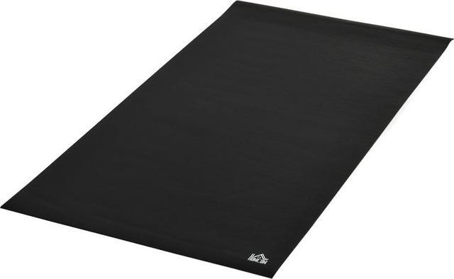 Swisshandel24 Tapis de protection pour appareils de fitness Tapis de sol Sous-couche PVC Noir 180 x 90 x 0,6 cm (0.60 cm)