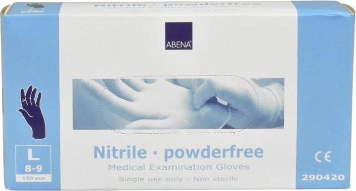 Actual product image Abena Examination glove nitrile powder-free (L)