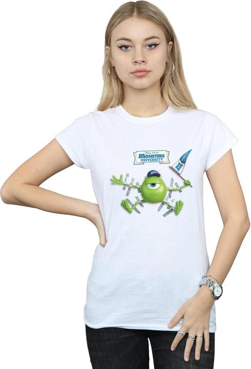 Actual product image Disney Womens/Ladies Monsters University Taped Mike Cotton T-Shirt (XXL)