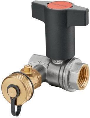 Image du produit Oventrop OV Robinet à boisseau sphérique à manette Optibal PN 16 laiton avec purge DN 25 1pouce