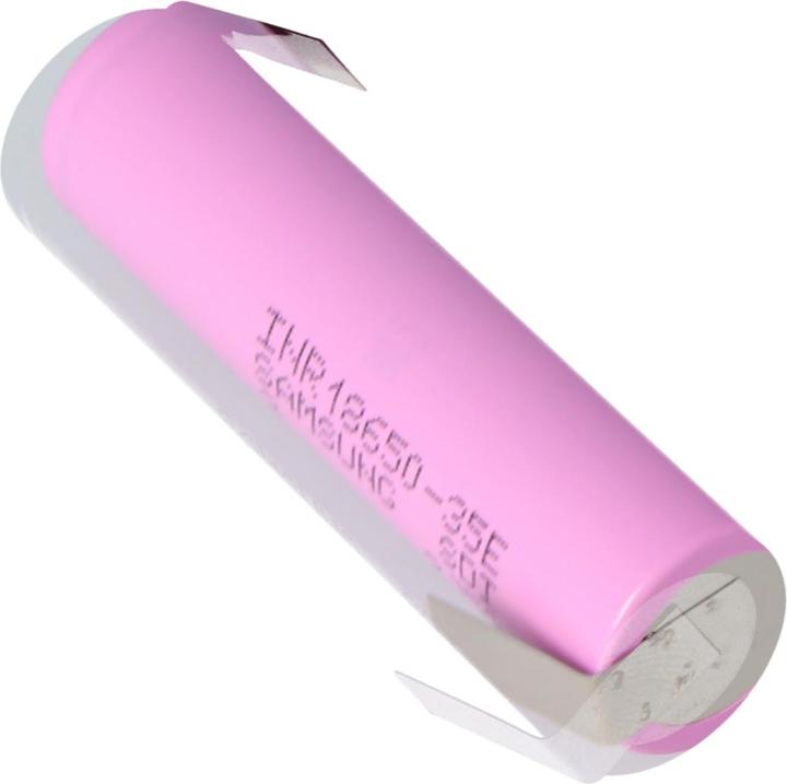 Produktbild Samsung Akku INR18650-35E flacher Pluspol auswählbar mit oder ohne Lötfahnen (1 Stk., 18650, 3500 mAh)