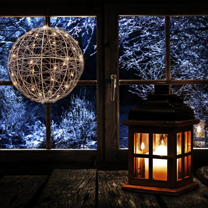 Immagine prodotto Relaxdays Sfera di luci a LED 20 cm (20 x 20 x 20 x 20 cm)