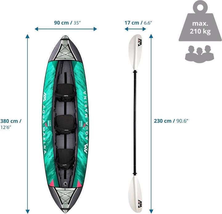 Immagine prodotto Aqua Marina LAXO-380 (3 pers.)
