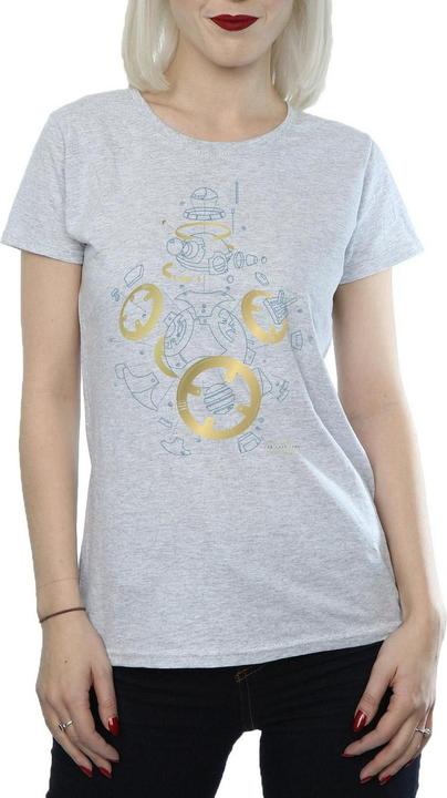 Immagine prodotto Star Wars The Last Jedi BB-8 Deconstructed Maglietta Donna (S)