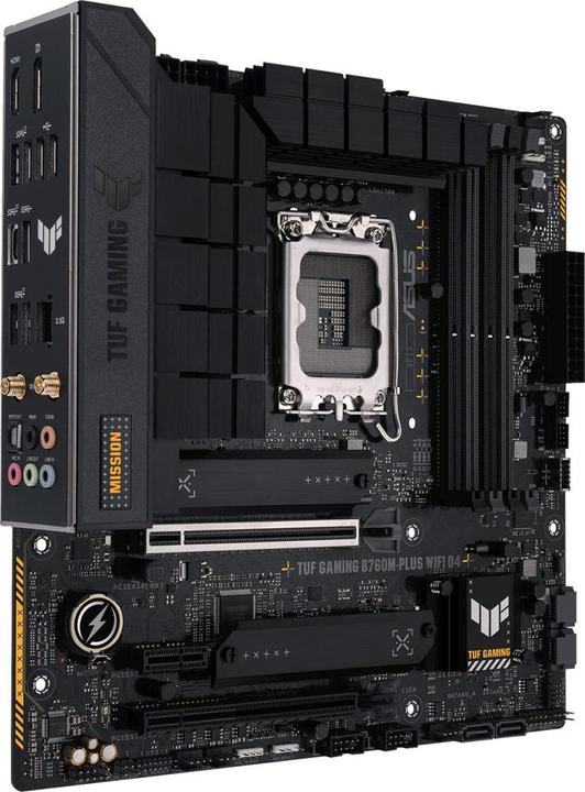 Produktbild ASUS TUF GAMING B760M-PLUS WIFI D4 (LGA 1700, Intel B760, mATX)