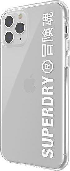 Produktbild Superdry Hülle Clear Case transparent mit Logoaufdruck (Apple iPhone 11 Pro Max)