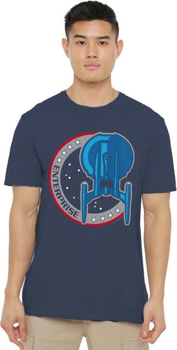 Actual product image Unisex Adult Enterprise Patch T-Shirt (XXL)