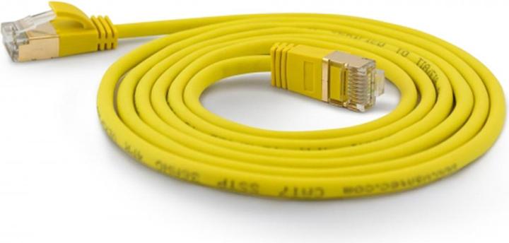 Wantec 7172 S/FTP (S-STP) Yellow 0.5mCat.7 Raw Cable Network Cable (S/FTP, CAT7, 0.50 m)