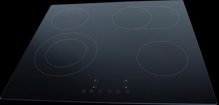 Actual product image PKM KHKF4-2KB G Hob self-contained built-in 60cm glass ceramic roasting zone