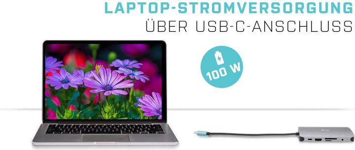 Immagine prodotto i-tec C31NANOVGA112W (USB-C, 8 Porti)
