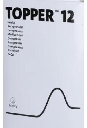 Produktbild Topper 12 NW Kompressen 7.5x7.5cm steril 80 Stk