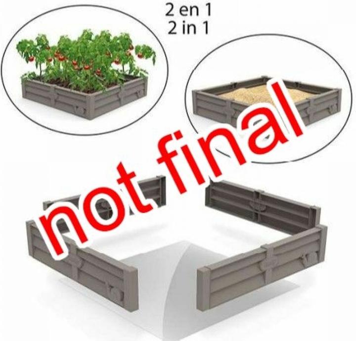 Actual product image Smoby 2-in-1 Square Garden