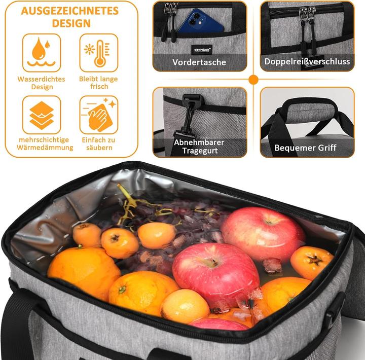Actual product image Caliyo Faltbare Kühltasche mit Reissverschluss (15 l)