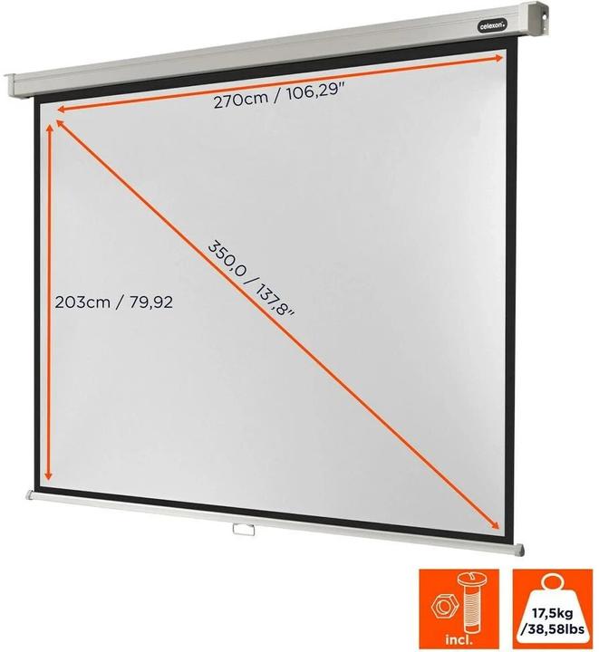 Produktbild Celexon Rollo Professional, Leinwand, 4:3 (133.07", 4:3)