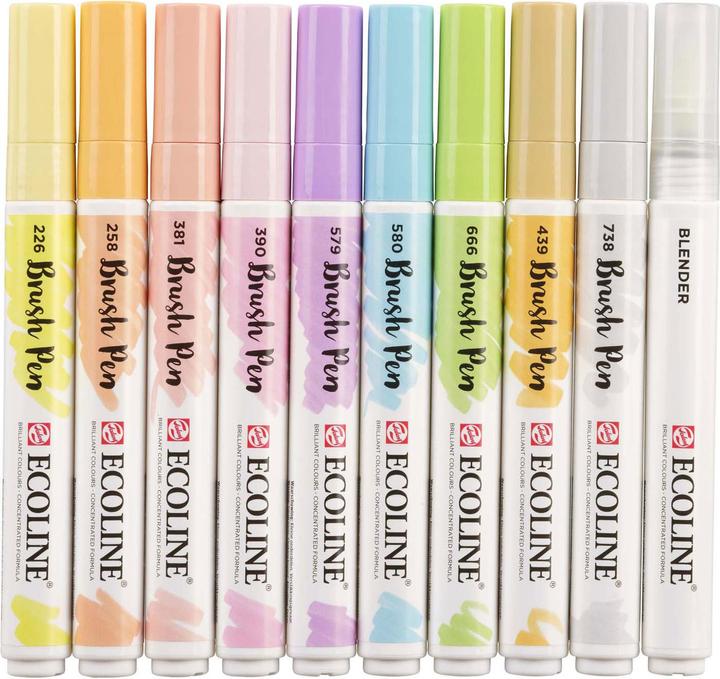 Produktbild Talens Brush Pen (Mehrfarbig, Rosa, 10 x)