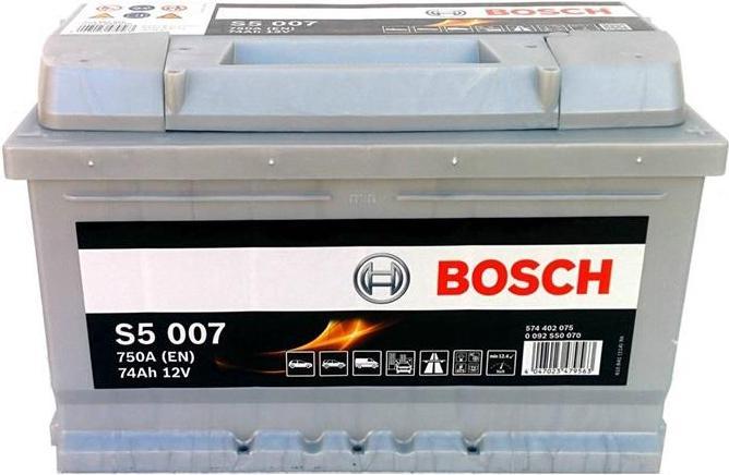 Image du produit Bosch Automotive S5 007 (12 V, 74 Ah, 750 A)
