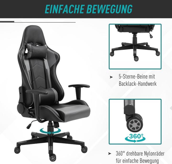 Actual product image Vinsetto Gaming chair ergonomic