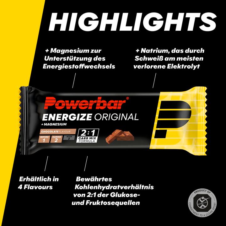 Image du produit Powerbar Energize Original (Chocolat, 15 pcs, 900 g)