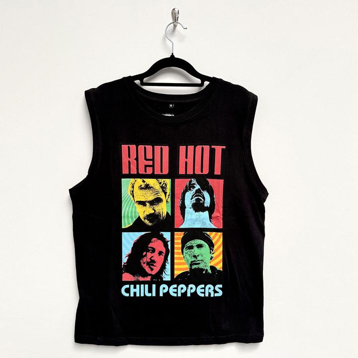 Red Hot Chili Peppers Portrait Photos (Black) Tank
