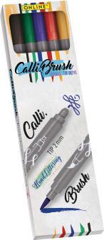 Actual product image Online Callibrush Handlettering Pack of 5 (Multicoloured, 5 x)