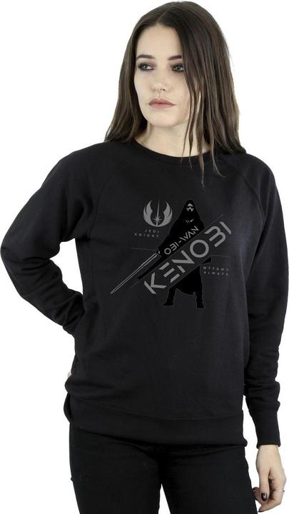 Actual product image Star Wars Womens/Ladies Obi-Wan Kenobi Jedi Knight Sweatshirt (S)