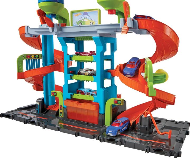 Produktbild Hot Wheels City Mega Turm Autowaschanlage