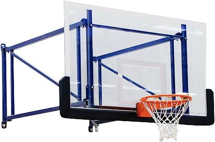 Sport-Thieme Basketball-Wandgerüst schwenk- und höhenverstellbar