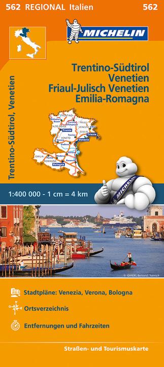 Immagine prodotto Mappa Michelin Trentino-Alto Adige,Veneto