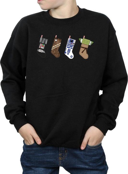 Actual product image Star Wars Boys Christmas Stockings Sweatshirt (152, 158)