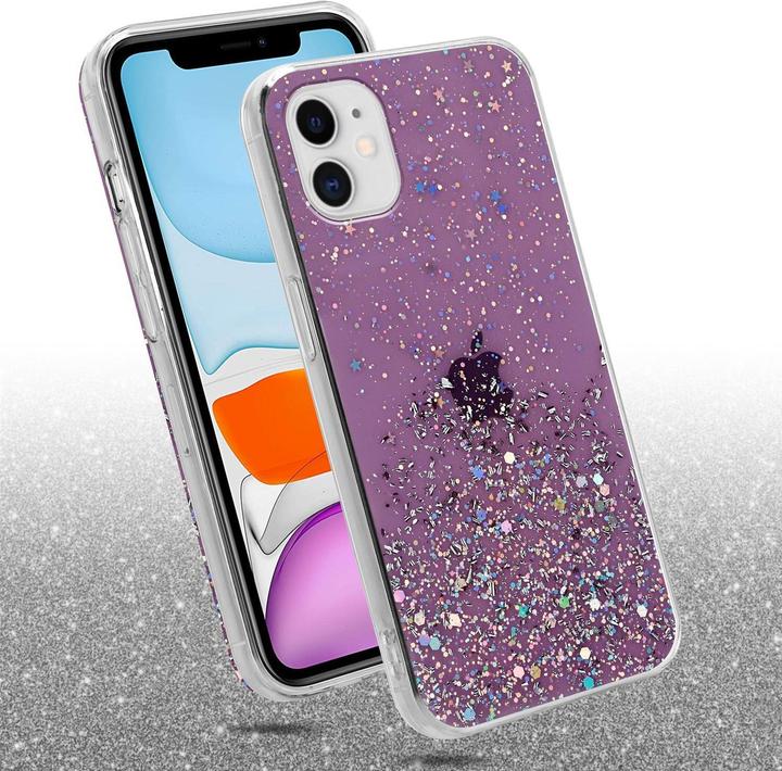 Actual product image Cadorabo TPU cover sparkling glitter (Apple iPhone 11 Pro Max)