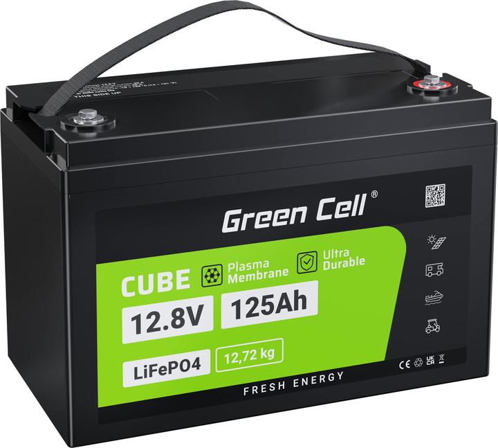 Actual product image GreenCell Supply battery (12.80 V, 125 Ah)
