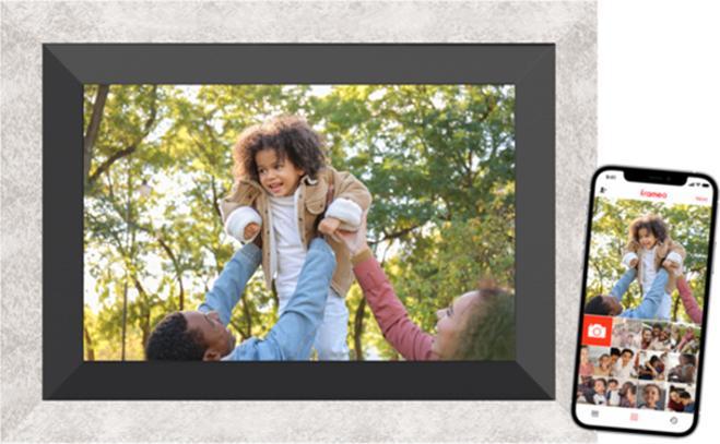 Produktbild Braun Photo BRAUN DigiFrame 10B WiFi Grau (10.10", 1280 x 800 Pixel)