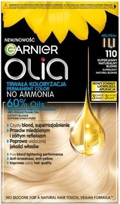 Actual product image Garnier Olia Hair Color 110 Superlight Natural Blonde (110 Superlight Natural Blonde)