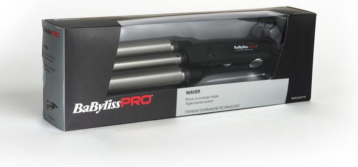Produktbild BaByliss Pro Titanium Turmalin Dreifaches Welleneinsen (22 mm, 19 mm)